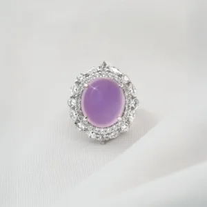 Lavender Jadeite Ring