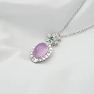 Lavender Jadeite Pendant