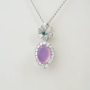 Lavender Jadeite Pendant