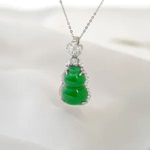Gourd Jadeite Pendant